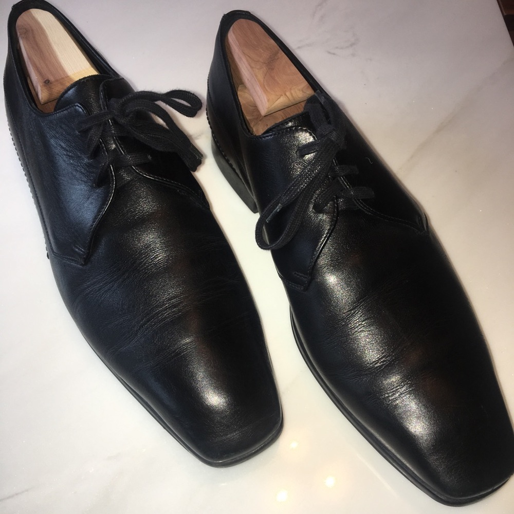 Dior Homme Black Leather Dress Shoes 8.5